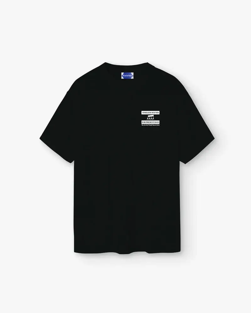 We Are Not Friends Analog Love Black T Shirt (5)