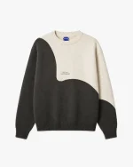 We Are Not Friends Bicolor Flower Sweater (1)