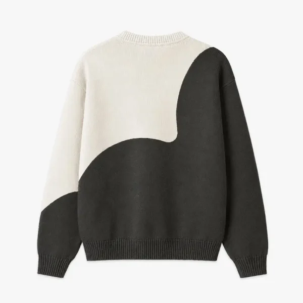 We Are Not Friends Bicolor Flower Sweater (5)