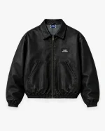 We Are Not Friends Boxy PU Jacket (1)