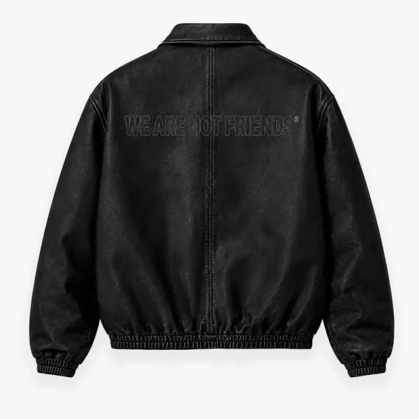 We Are Not Friends Boxy PU Jacket (5)