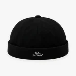 We Are Not Friends Docker Hat Black (1)