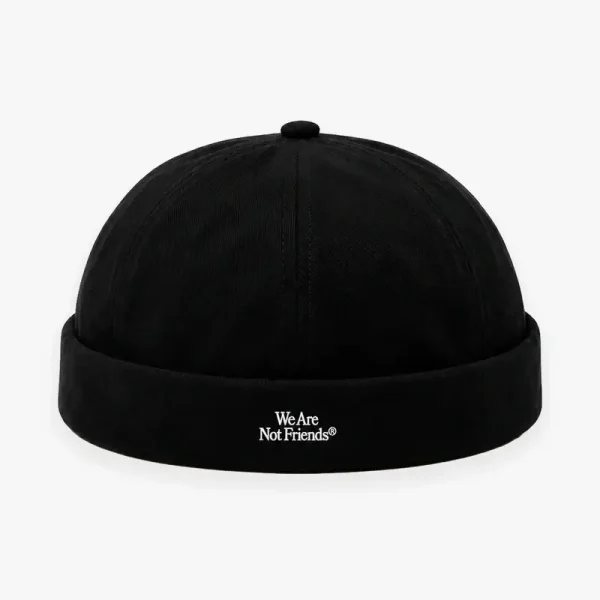 We Are Not Friends Docker Hat Black (1)