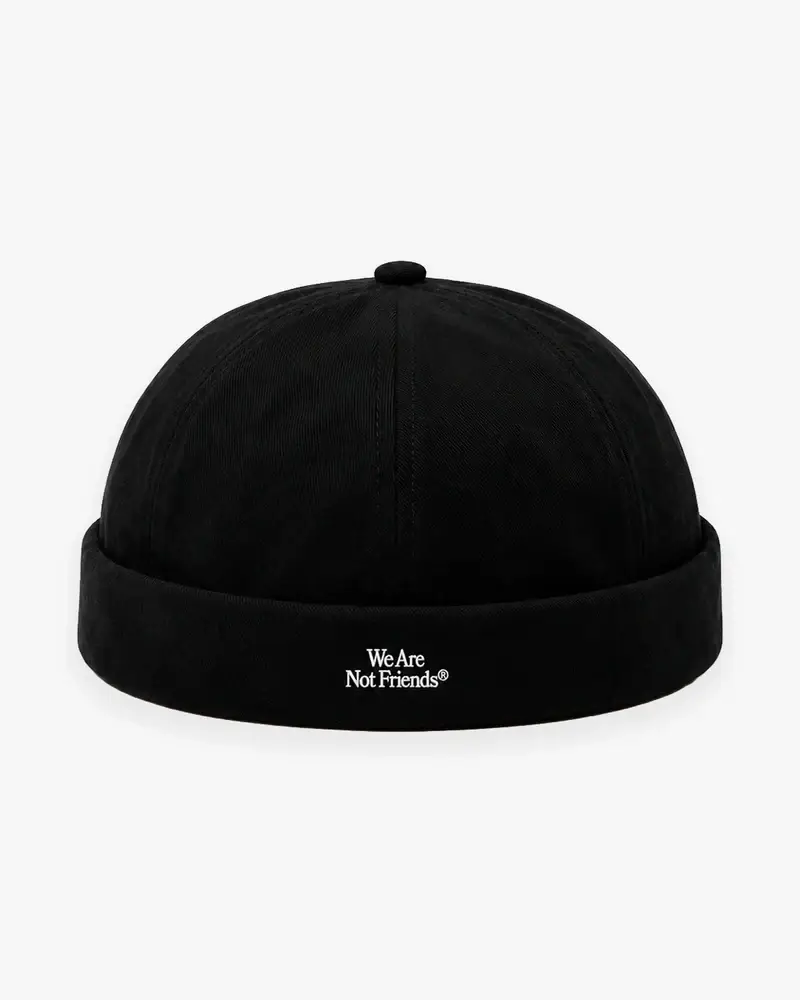 We Are Not Friends Docker Hat Black (1)