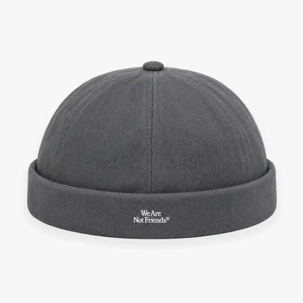 We Are Not Friends Docker Hat Grey (1)