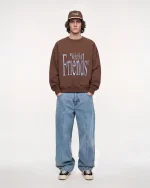 We Are Not Friends Friends Letter Crewneck (2)