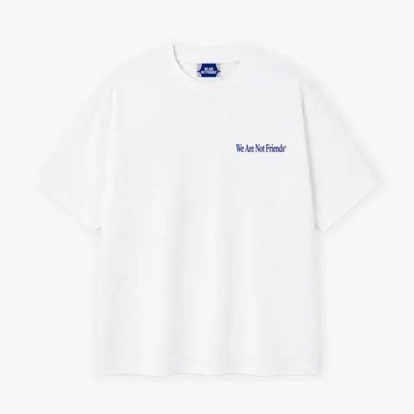 We Are Not Friends Friends Letter White Tee (1)
