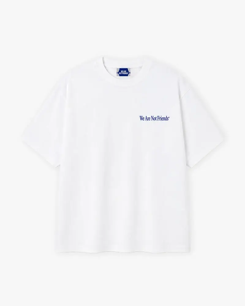 We Are Not Friends Friends Letter White Tee (1)