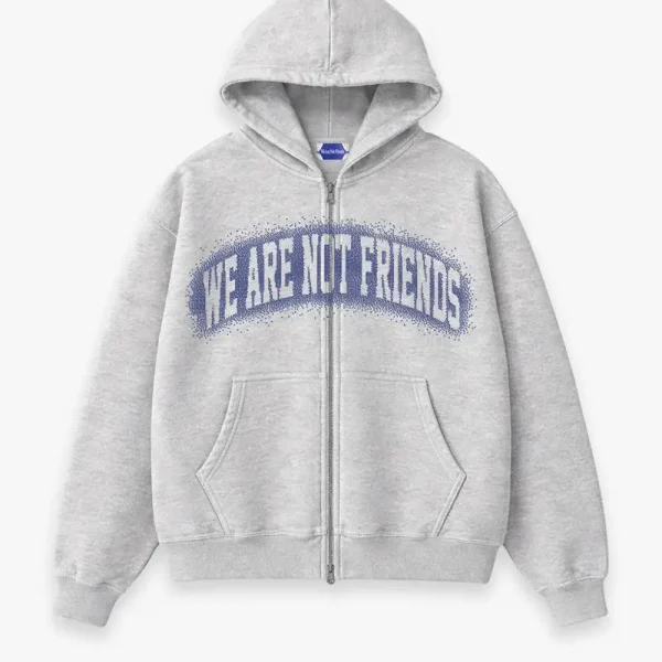 We Are Not Friends Pixel Logo Hoodie (1)