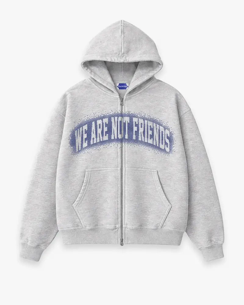 We Are Not Friends Pixel Logo Hoodie (1)