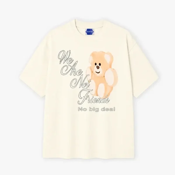 We Are Not Friends Teddy Friends T Shirt (1)