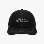We Are Not Friends Typo Hat Black (1)
