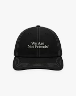 We Are Not Friends Typo Hat Black (1)