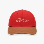 We Are Not Friends Typo Hat Red (1)