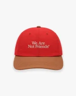 We Are Not Friends Typo Hat Red (1)