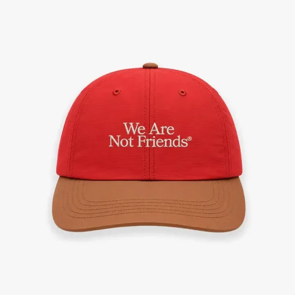 We Are Not Friends Typo Hat Red (1)