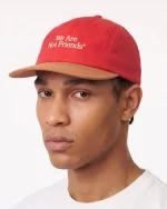 We Are Not Friends Typo Hat Red (4)