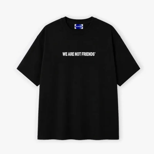 We Are Not Friends WANF Studio Black T Shirt (1)