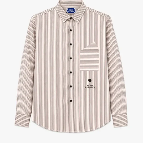 We Are Not Friends Work the Stripes Shirt (1)